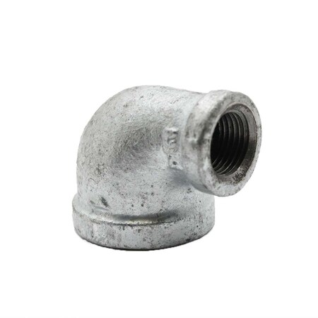 Thrifco Plumbing 1-1/2 Inch x 1/2 Inch Galvanized Steel 90 Degrees Reducer Elbow 5217021